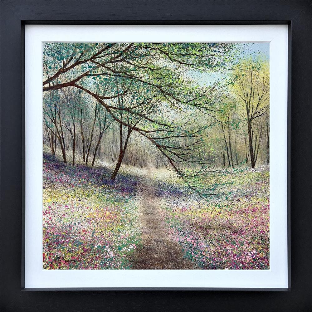 spring shines brightly framed original by artist chris bourne