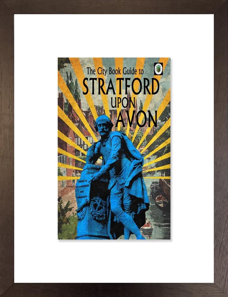 stratford upon avon the city guide collection framed print by artist linda charles