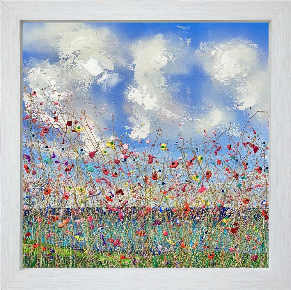 sunny sunday afternoon i framed original by artist lisa pang