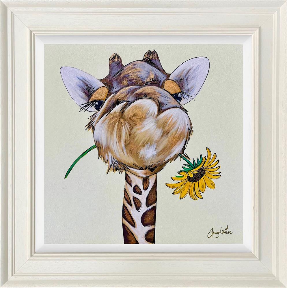 tall taste of summer framed original by artist amy louise