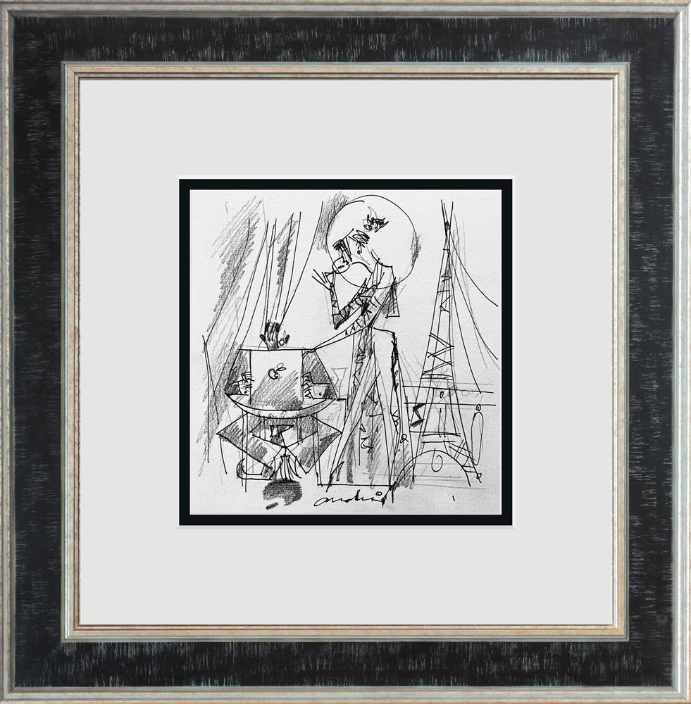 temptation framed original study by artist andrei protsouk