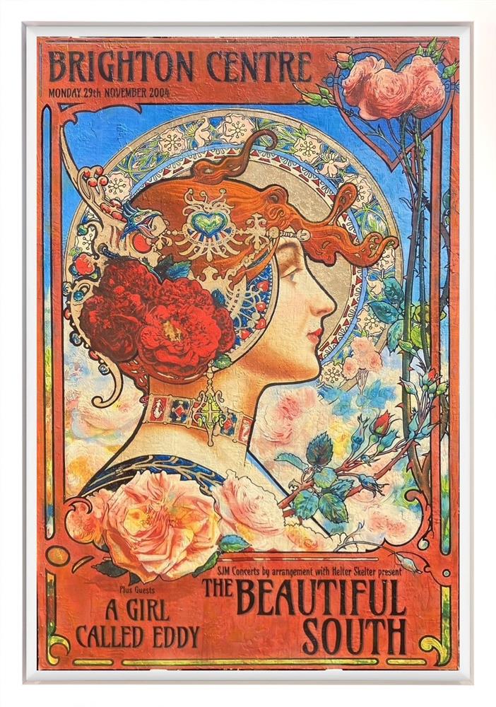 the beautiful south brigton centre brighton november 2004 framed original by artist linda charles