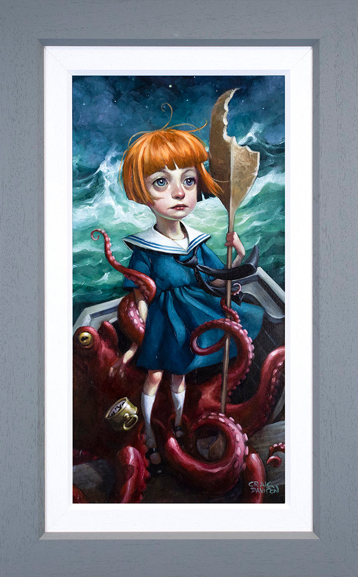 The Best Destinations Have The Hardest Journeys Framed Canvas by Artist Craig Davison