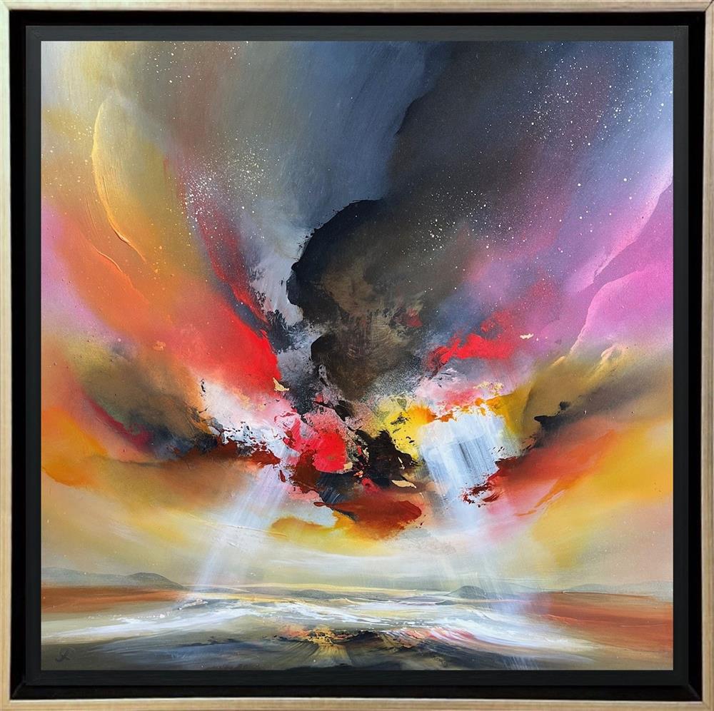 the break in the clouds framed original by artist Craig foord