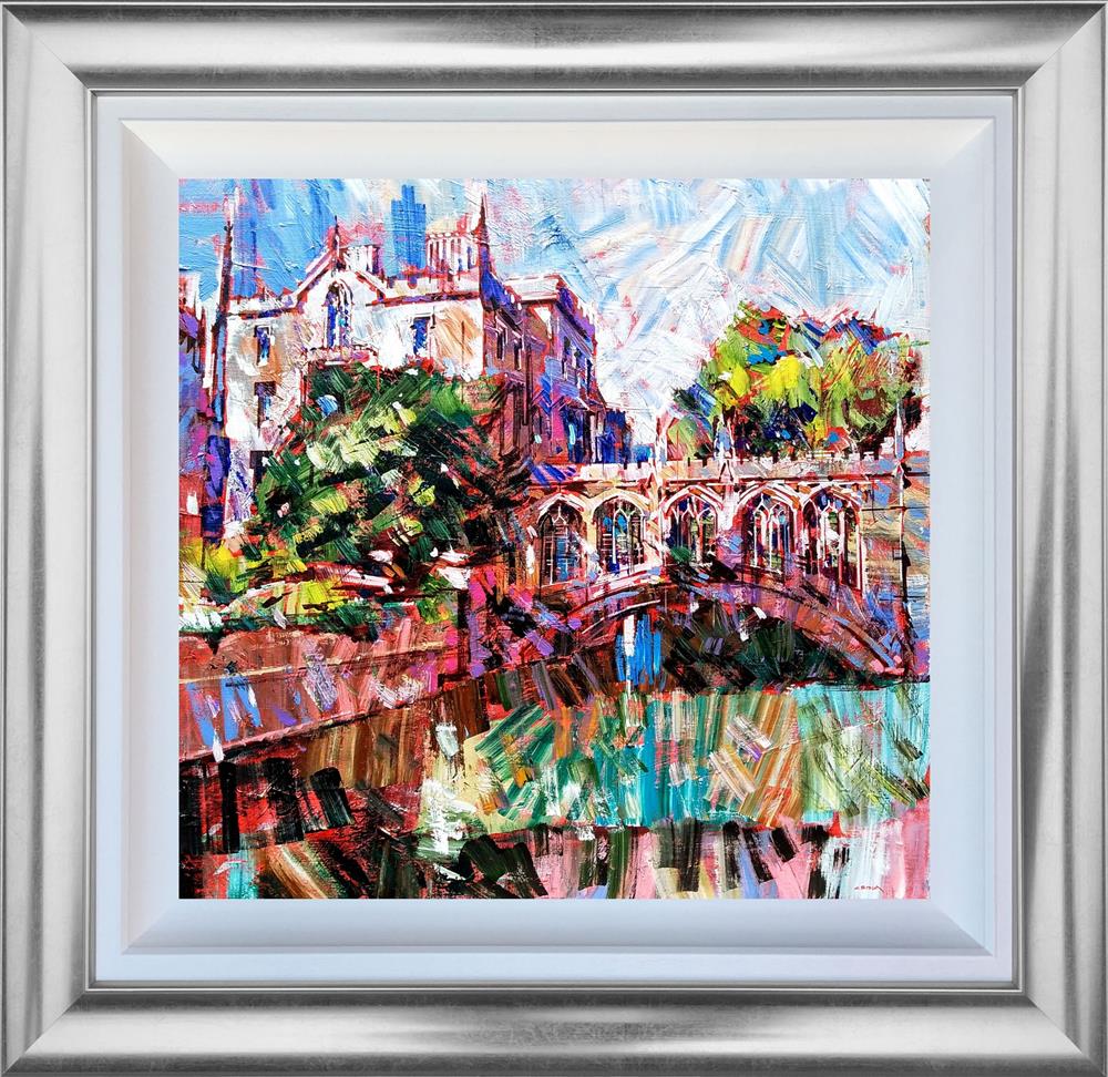 the bridge of sighs framed original by artist colin brown