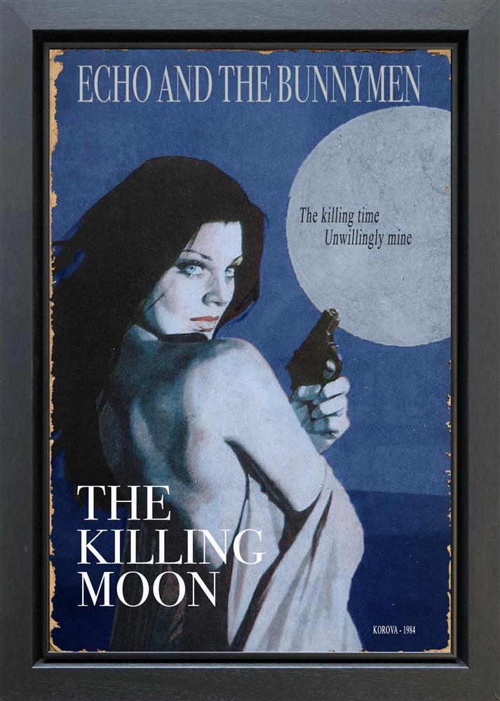 the killing moon framed original by artist linda charles