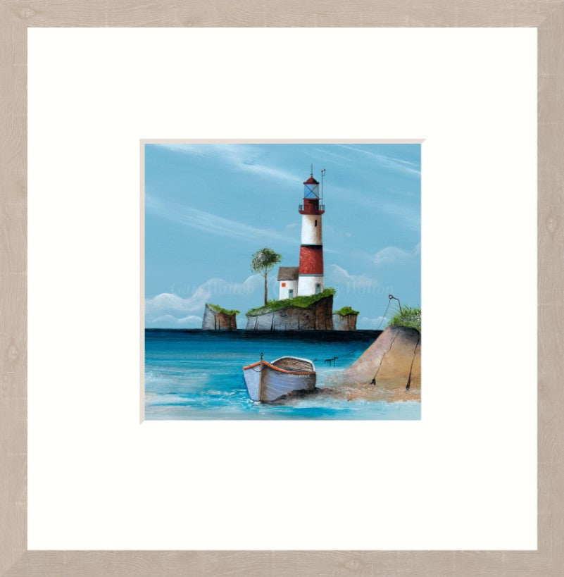 the sandpiper framed print by artist gary walton