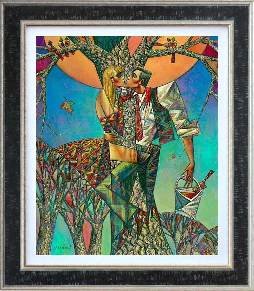 the tree of love framed print by artist andrei protsouk