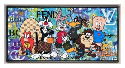 the tune squad framed print by artist emily crook