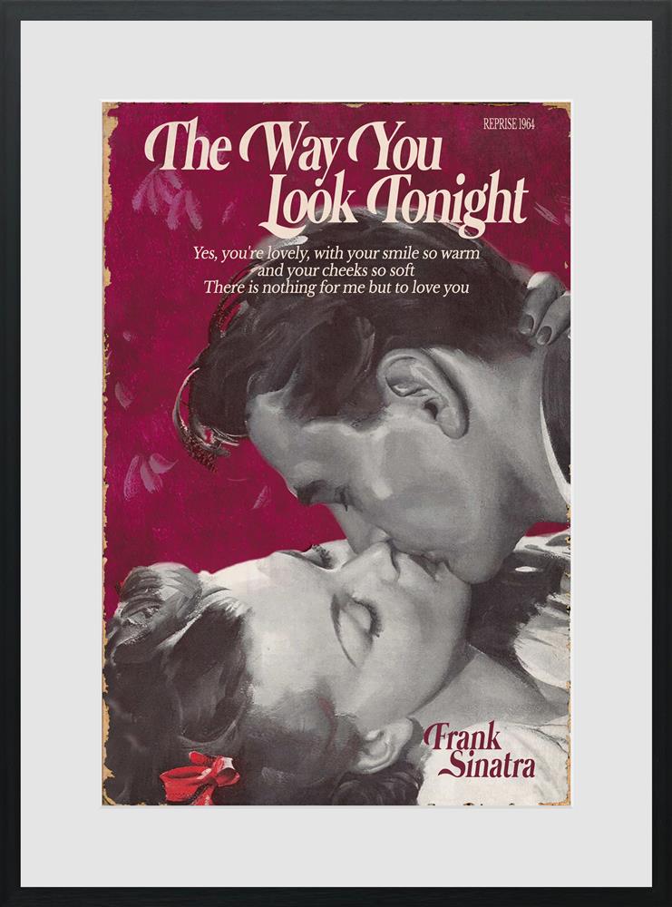 the way you look tonight framed print by artist linda charles