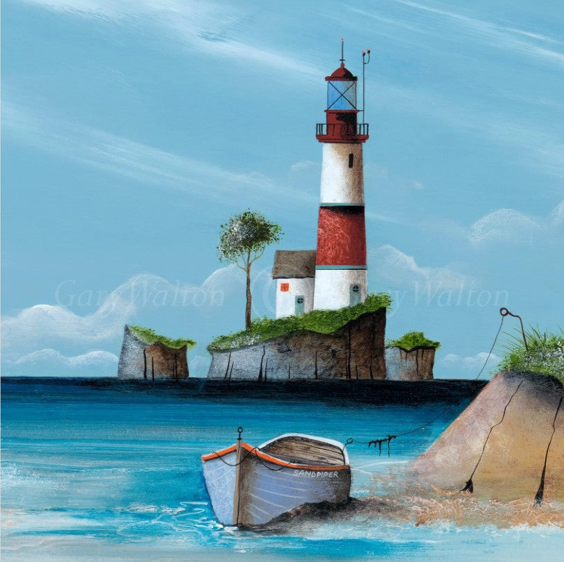 the sandpiper print by artist gary walton