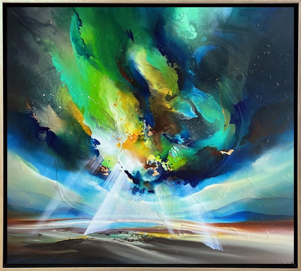 Tides of motion framed original by artist Craig Foord