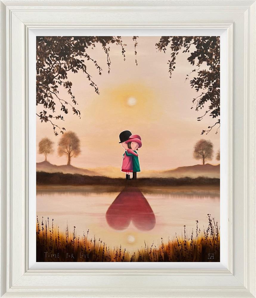 time for love framed original by artist michael abrams