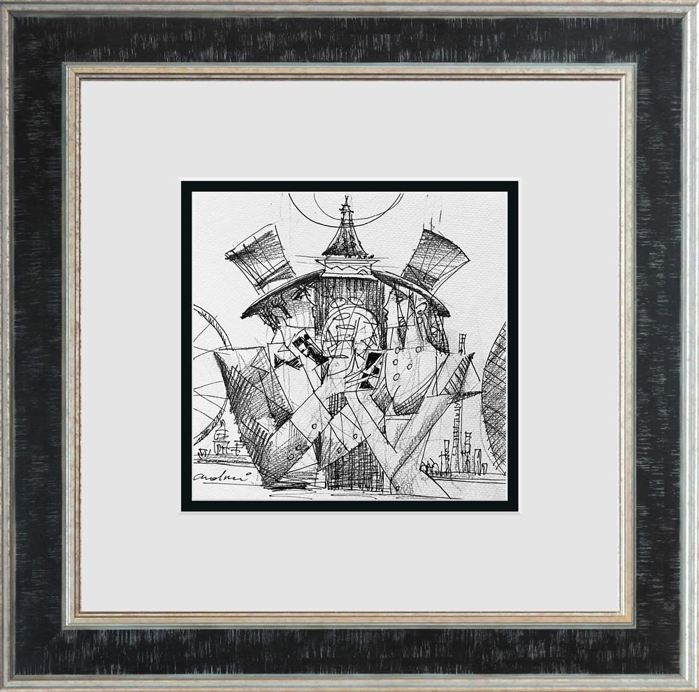 timeless moment study framed original by artist andrei protsouk