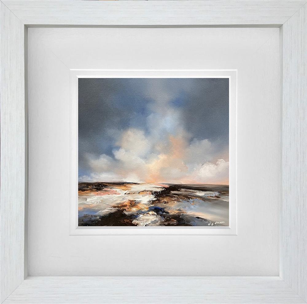 tranquil drift framed original by artist alison johnson