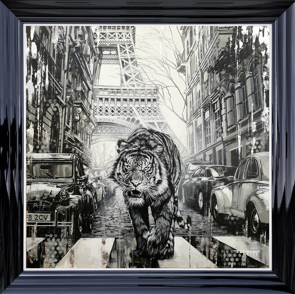 urban hunter framed print by artist ben jeffery