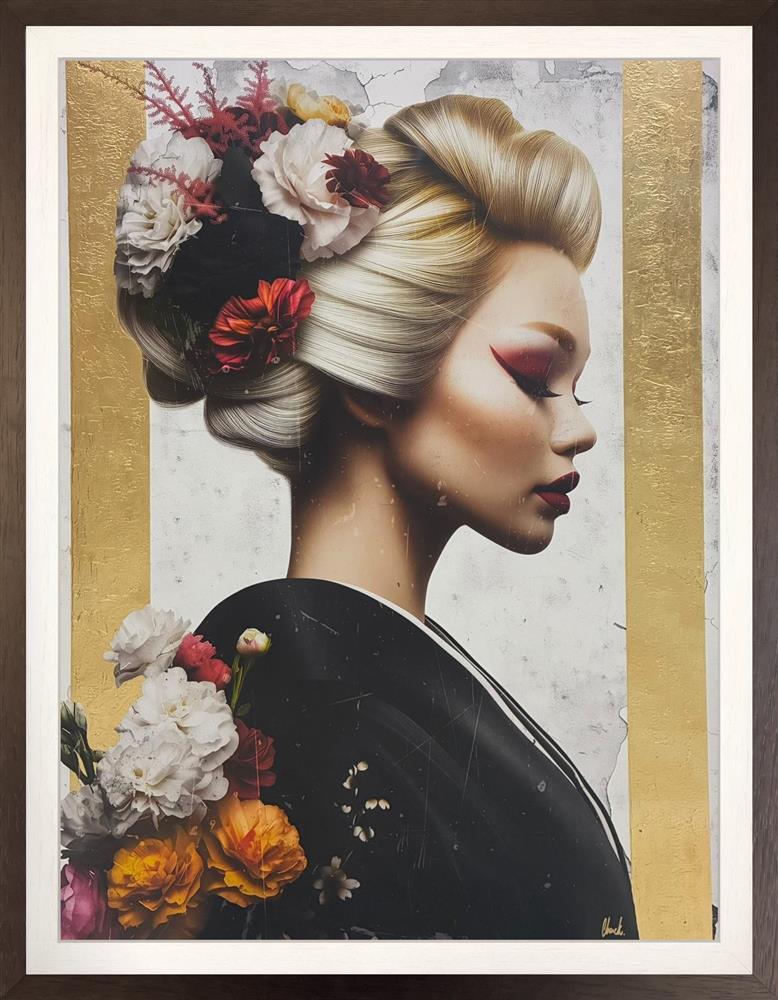 usuginu no yume dream of thin silk framed original by artist chuck