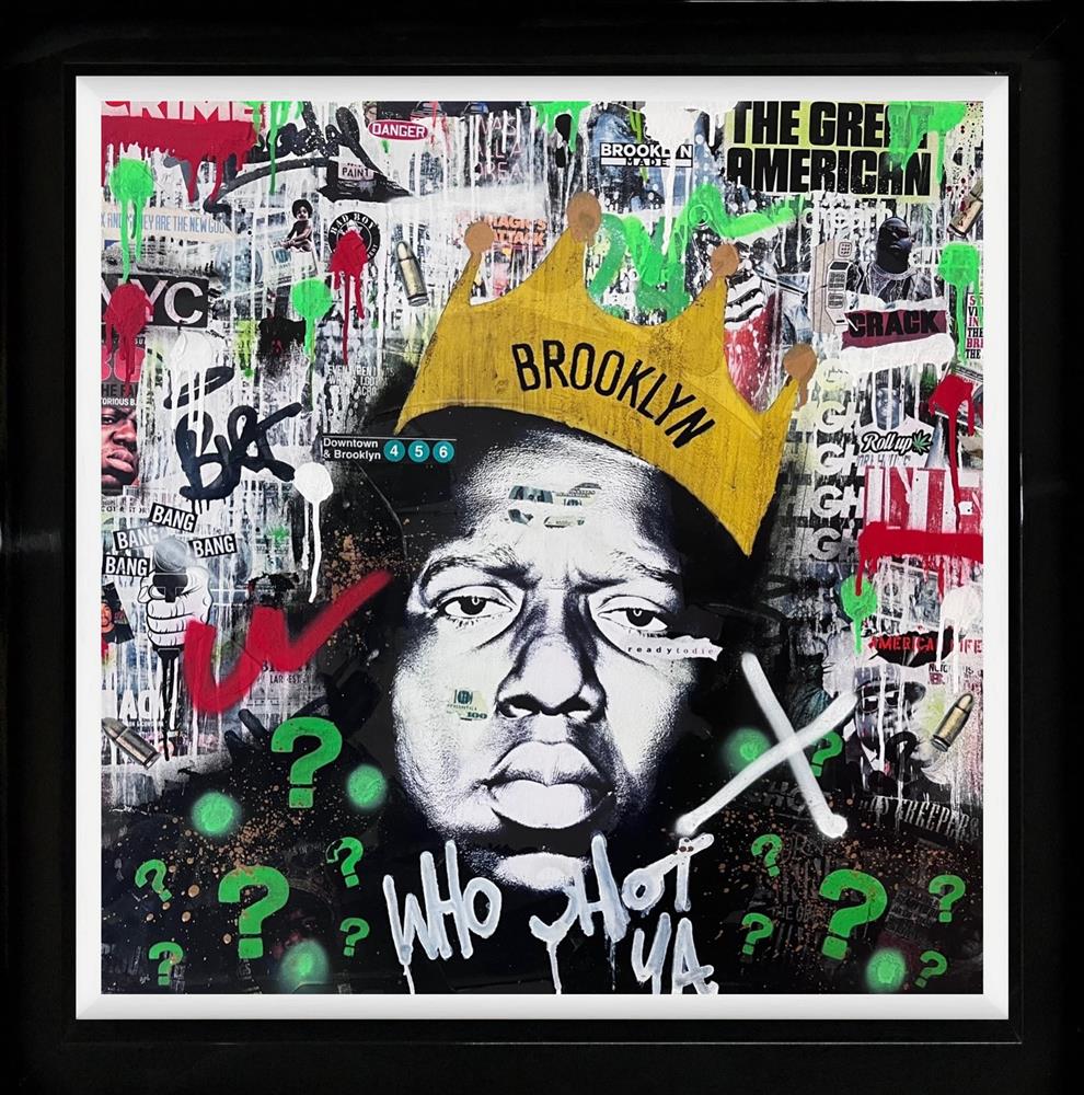 who shot ya framed print by add subtract