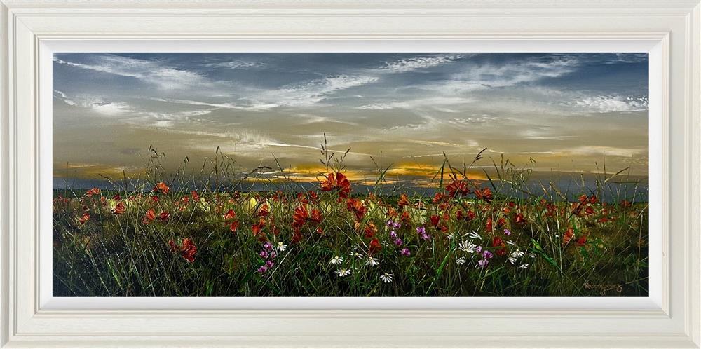 wildflower sonata framed original by artist kimberley harris