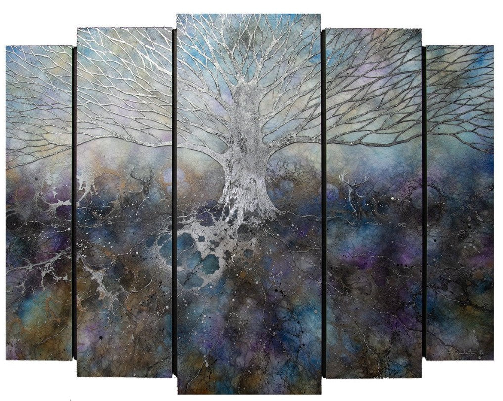 winters heart wall sculpture by artist kerry darlington