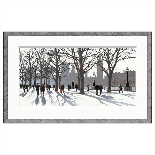 a view of parliament framed print by artist jo quigley