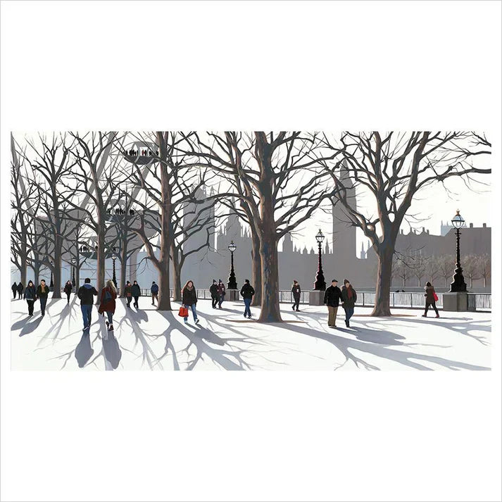 a view of parliament mounted print by artist jo quigley