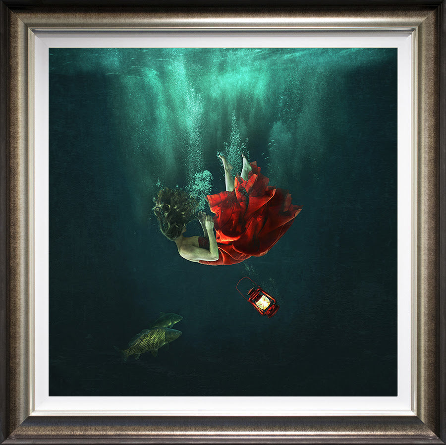 adrift deluxe framed by artist michelle mackie
