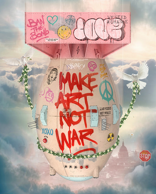 art bomb print by artist jj adams