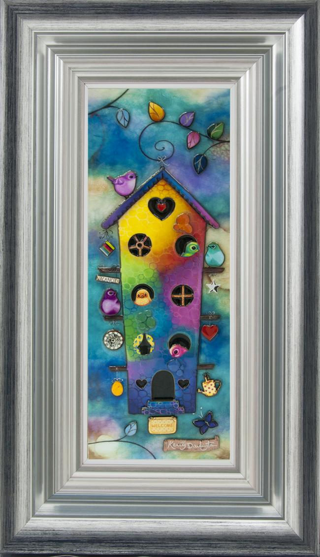 birdhouse in your soul framed by artist kerry darlington