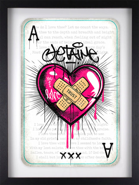 broken heart framed print by artist jj adams