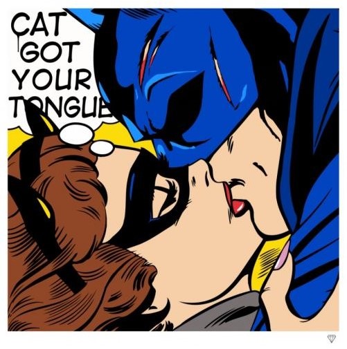 cat got your tongue print by artist jj adams