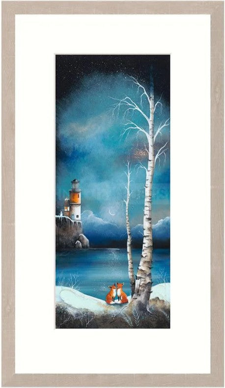 christmas companions framed print by artist gary walton