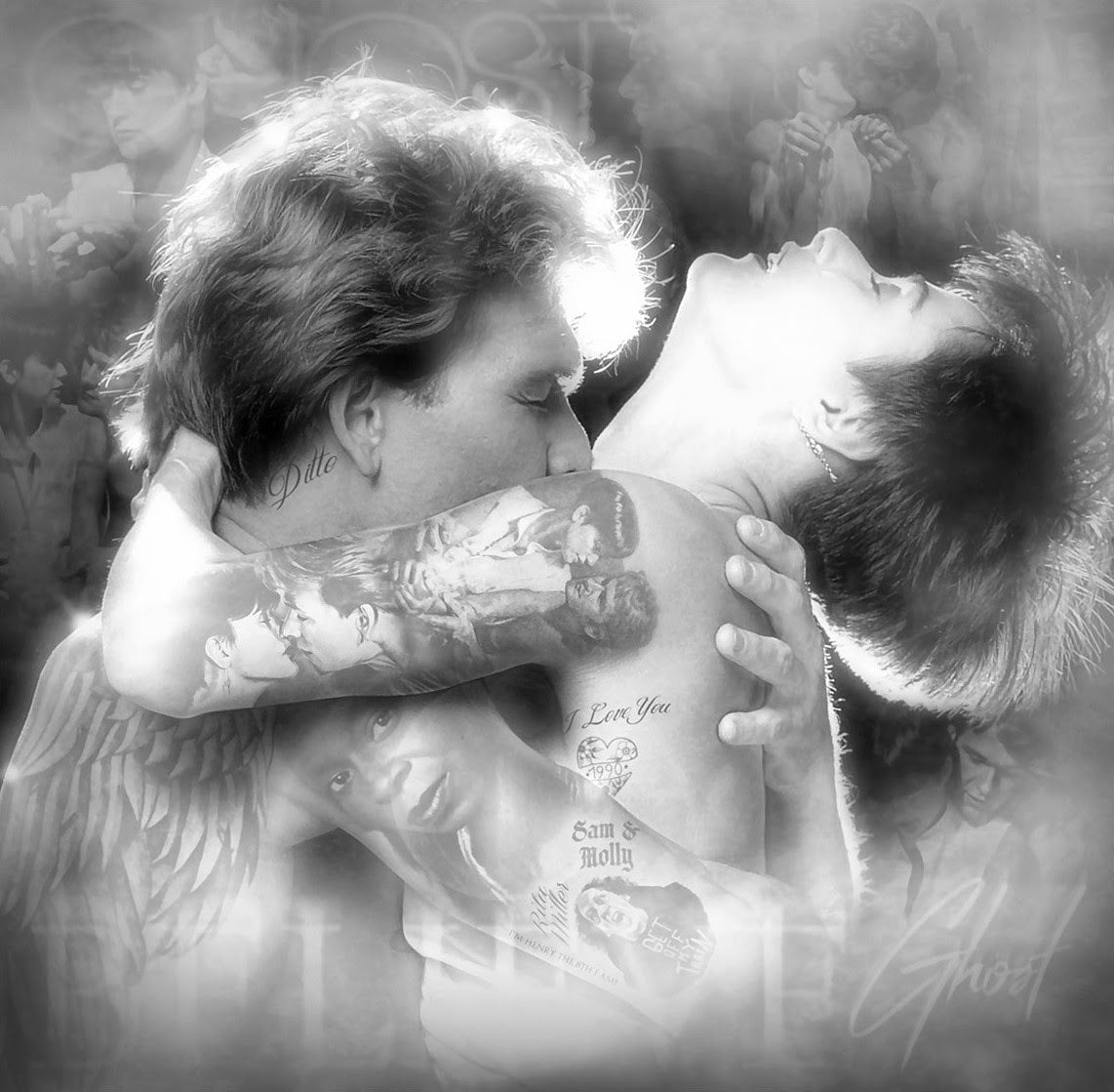 ditto black and white print by artist jj adams