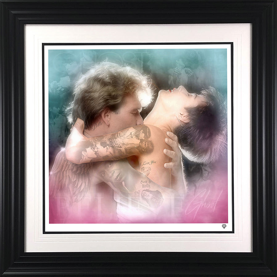 ditto print framed in black by artist jj adams