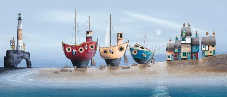 durdle trio mounted print by artist gary walton
