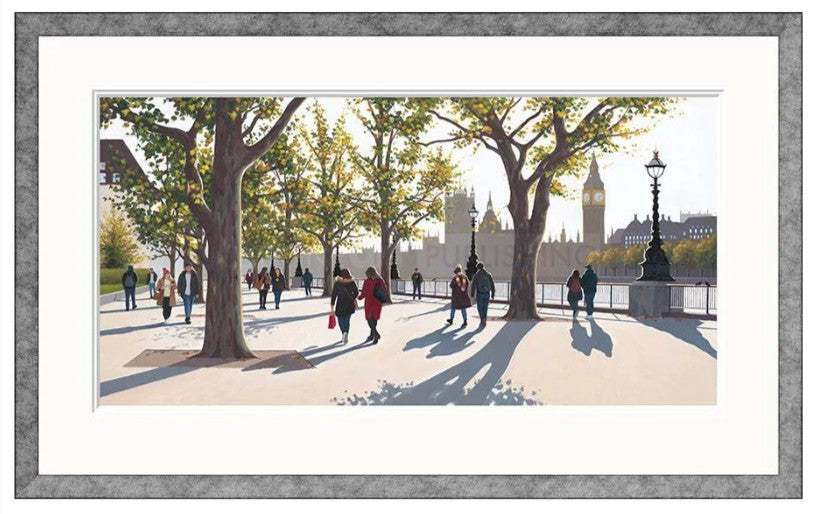 early autumn soutbank framed print by artist jo quigley