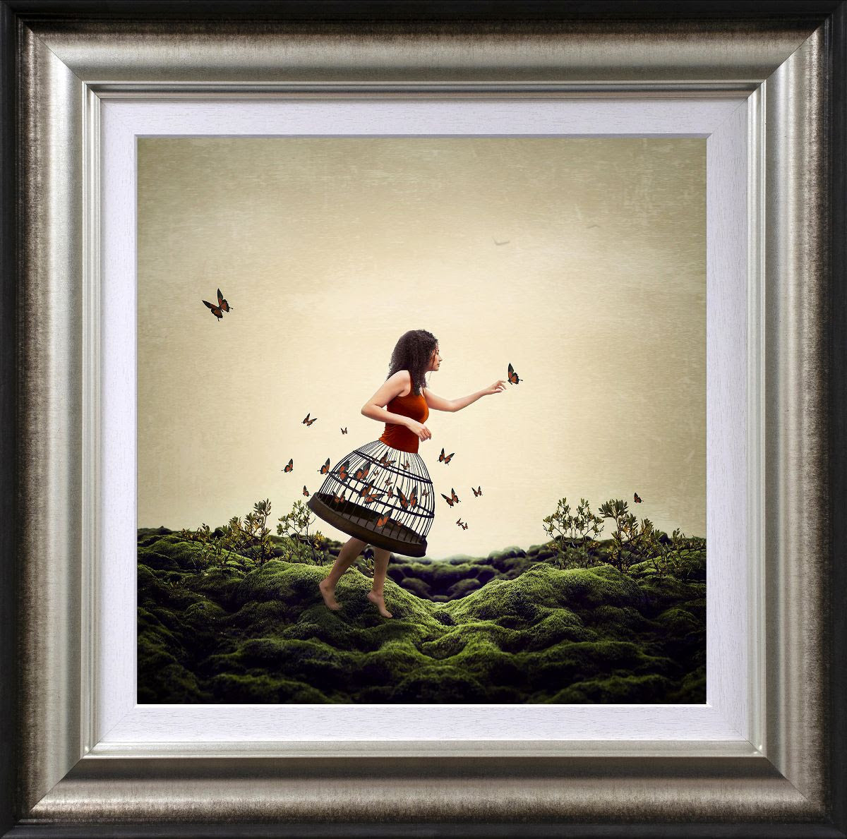 enchanted framed print by artist michelle mackie
