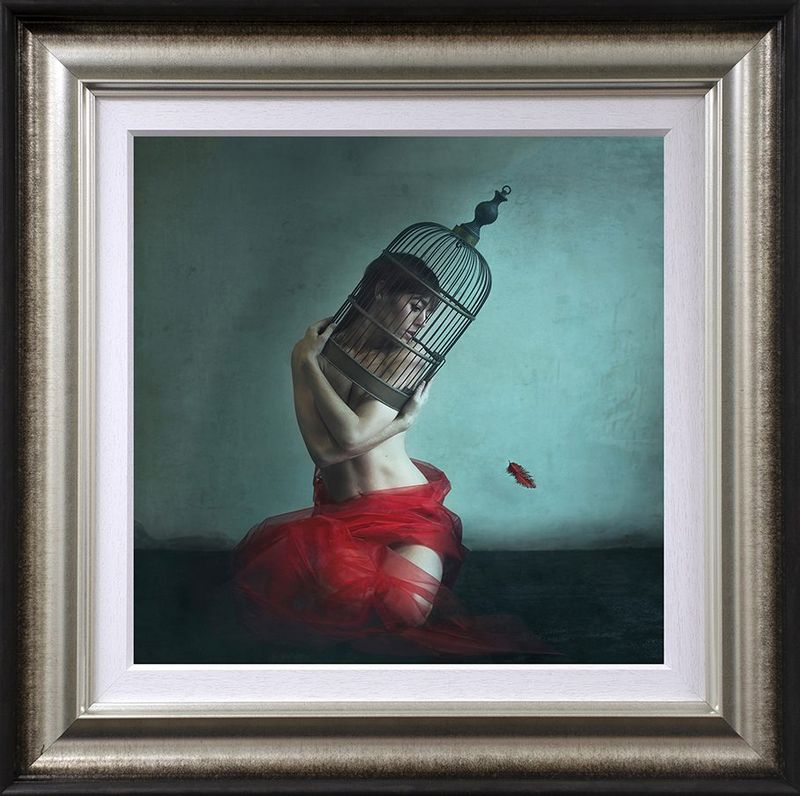 entrapment i framed print by artist michelle mackie