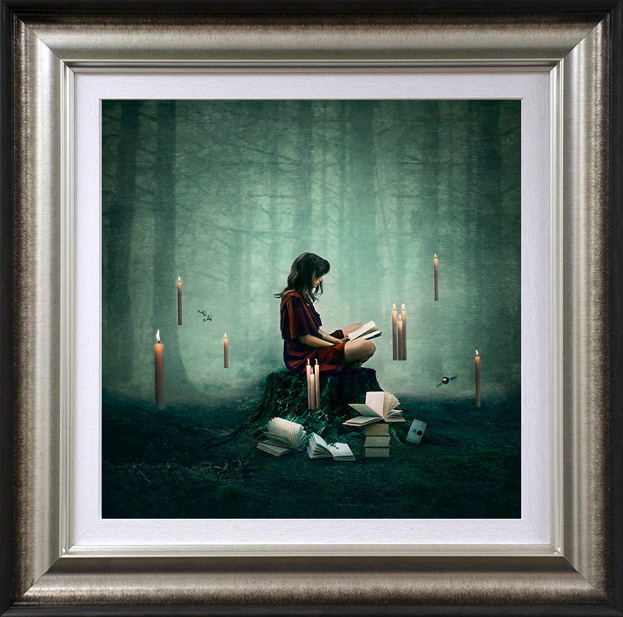 forbidden forest framed print by artist michelle mackie