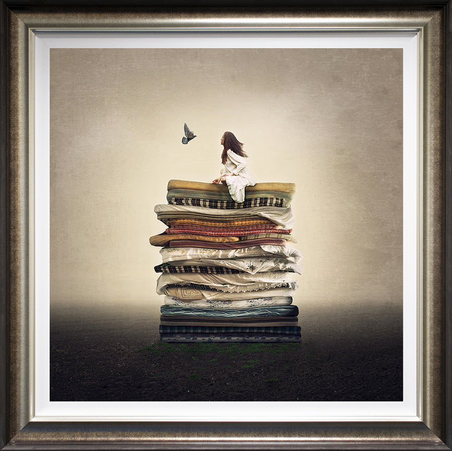 foever a princess deluxe framed print by artist michelle mackie