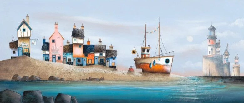 high and dry mounted print by artist gary walton