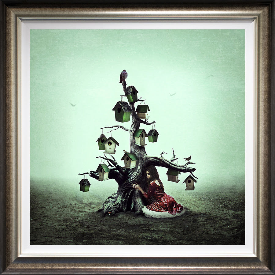 home sweet home deluxe framed print by artist michelle mackie