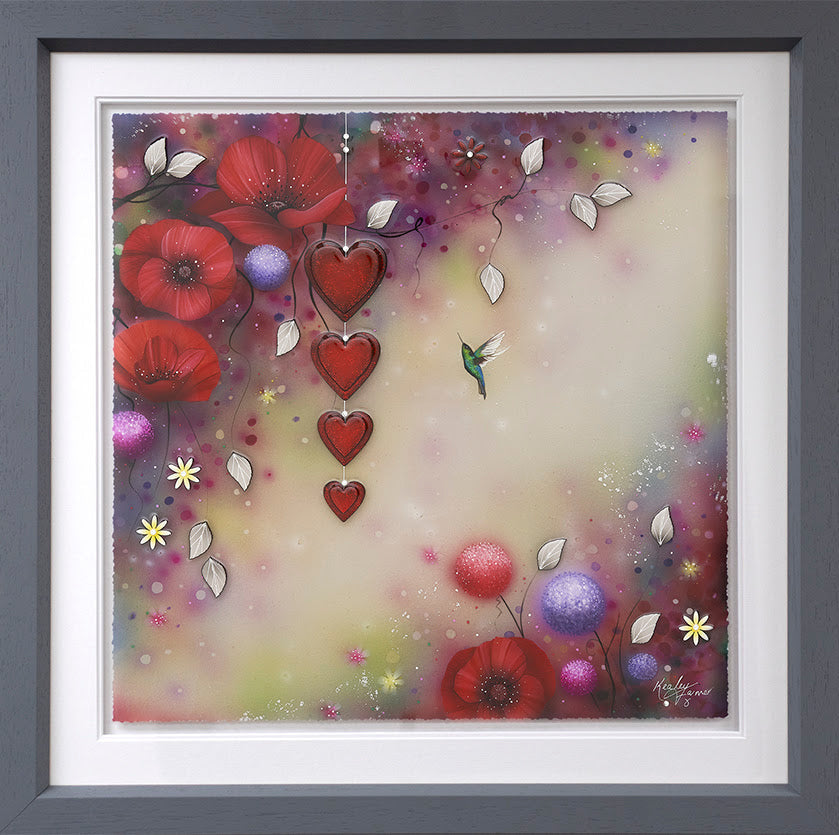 hope flies framed print by artist kealey farmer