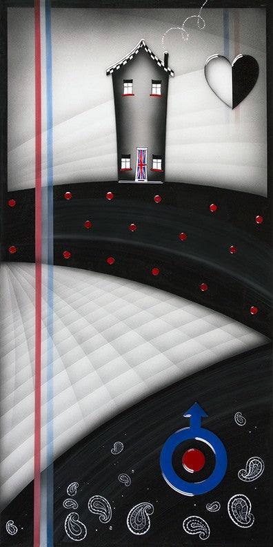 huse of mod unframed print by artist kealey farmer