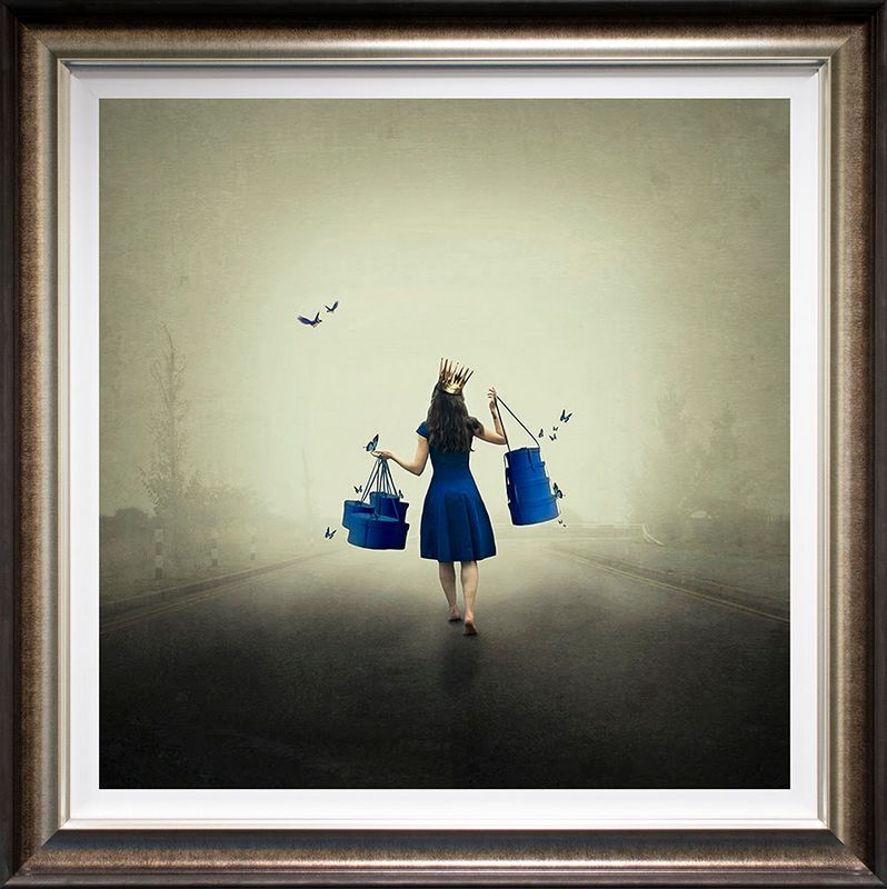 if the hat fits deluxe framed print by artist michelle mackie