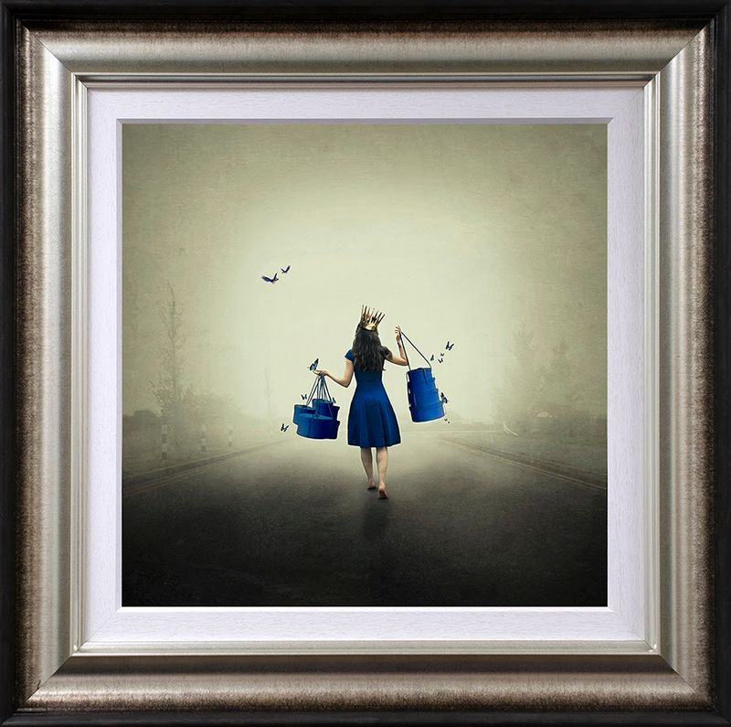 if the hat fits framed print by artist michelle mackie