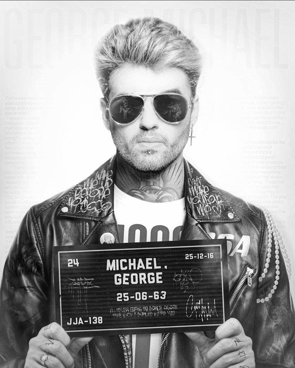 im your man black and white print by artist jj adams