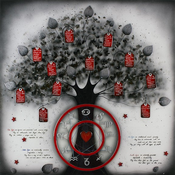 its written in the start unframed print by artist kealey farmer