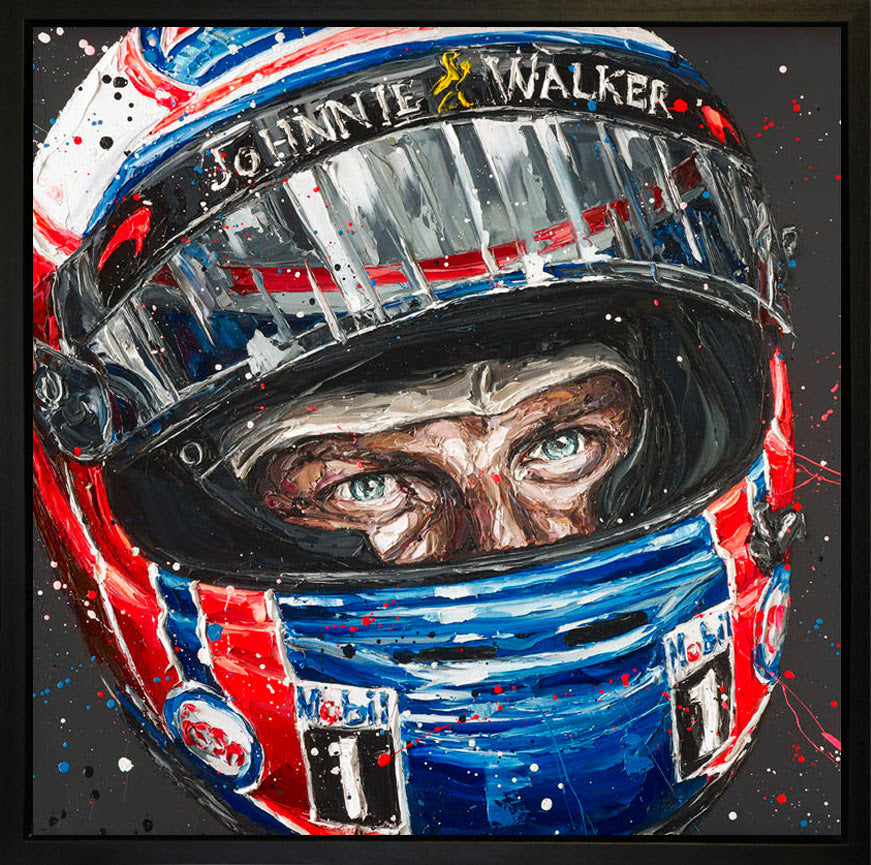 jenson 2016 wall of champions framed print by artist paul oz