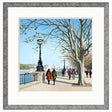 late autumn stroll framed print by artist jo quigley